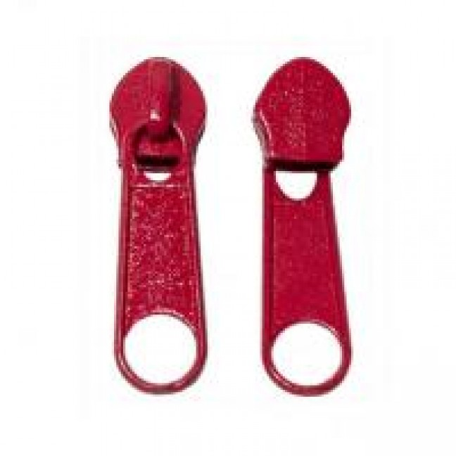 Бегунок для спиральной молнии тип 5 цвет малиновый 145