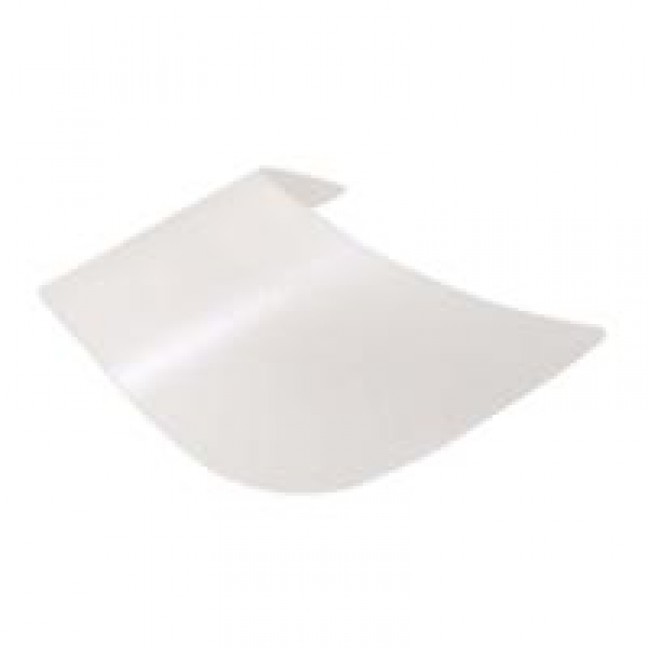 Козырек гнутый 75/180/55 мм белый