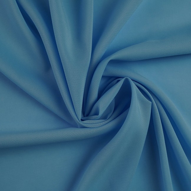 Шифон Стрейч  08 голубой