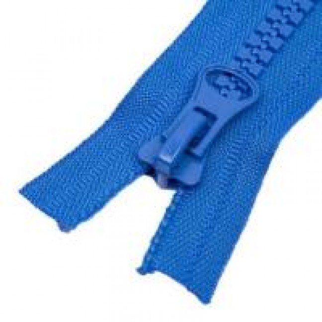 Молния тракторная тип 5 120 см двухзамковая цвет василёк 213