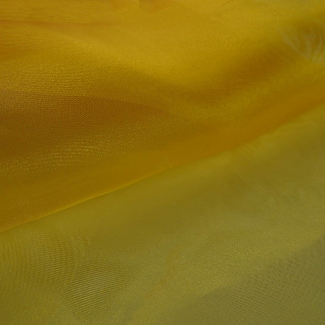 Органза 05 лимон ткани по ценам производителей магазин Акварель -Текс доставка  Краснодар, магазин тканей поставщик ткани из Турции и Азии