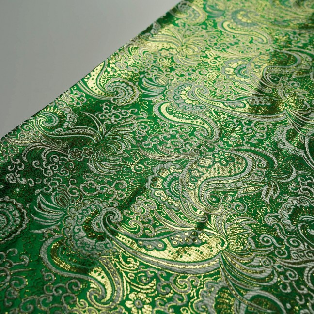 Парча Жаккард Золото 06 трава