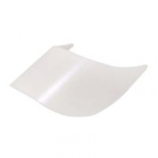 Козырек гнутый 70/175/55 мм белый