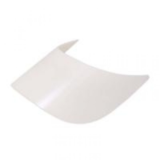 Козырек гнутый 70/170/60 мм белый