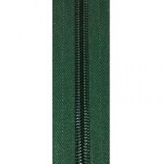 Рулонная молния спиральная тип 5 цвет зеленый 273 плотность 16 г/м