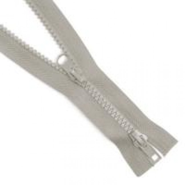 Молния тракторная тип 5 85 см двухзамковая цвет серый 310