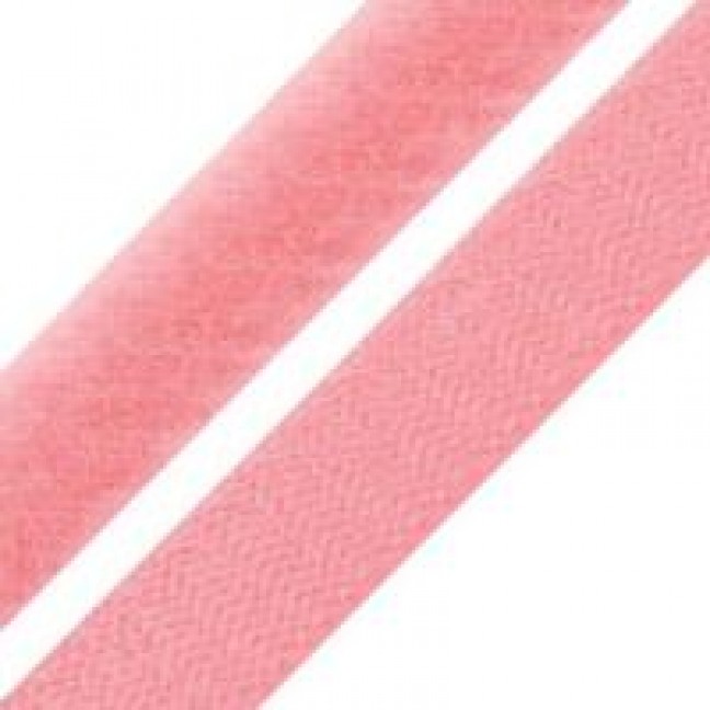 Лента-липучка велькро пришивная 25 мм цвет розовый