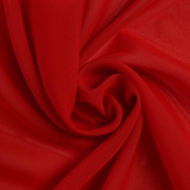 Шифон г/к 06 красный