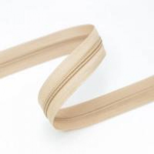 Рулонная молния спиральная тип 5 цвет бежевый 278 плотность 14 г/м