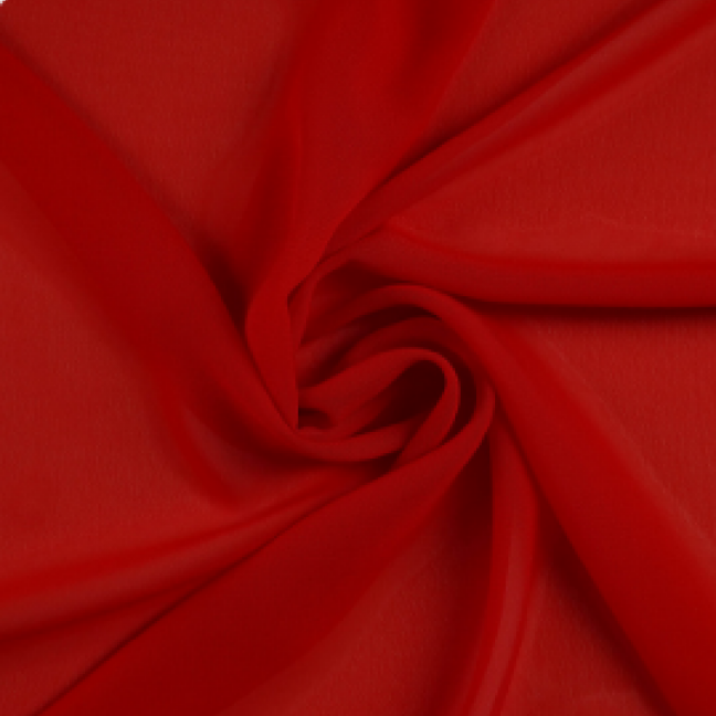 Шифон г/к 05 красный